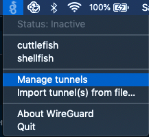manage tunnels