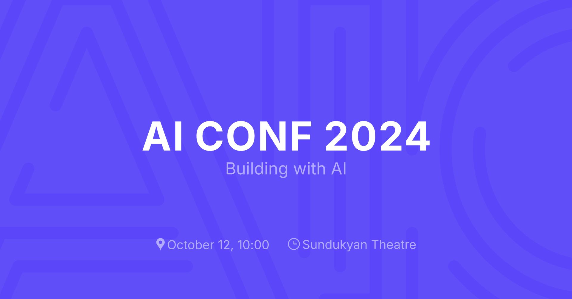 AI Conf 2024 Armenia event poster