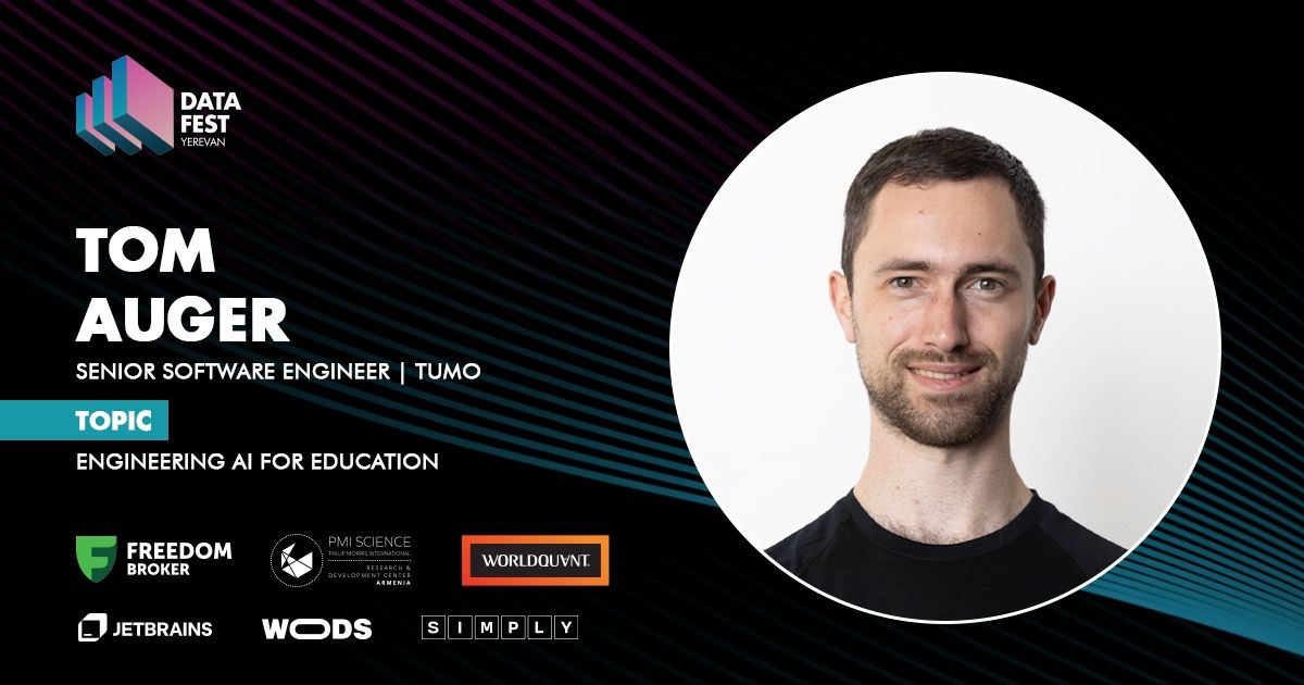 DataFest Yerevan 2025 Engineering AI for Education flyer